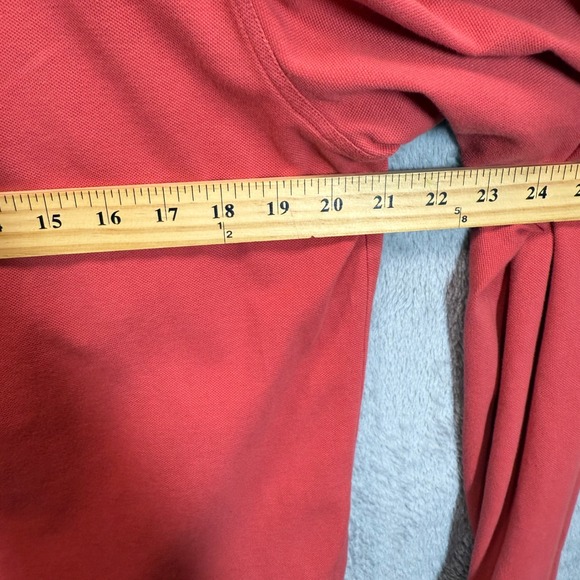 Southern Tide Skipjack Polo Long Sleeve Coral Reef Performance Knit Men's M - Picture 6 of 8